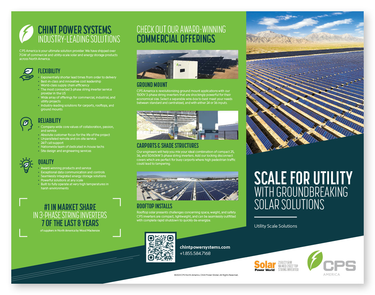 Utility brochure exterior