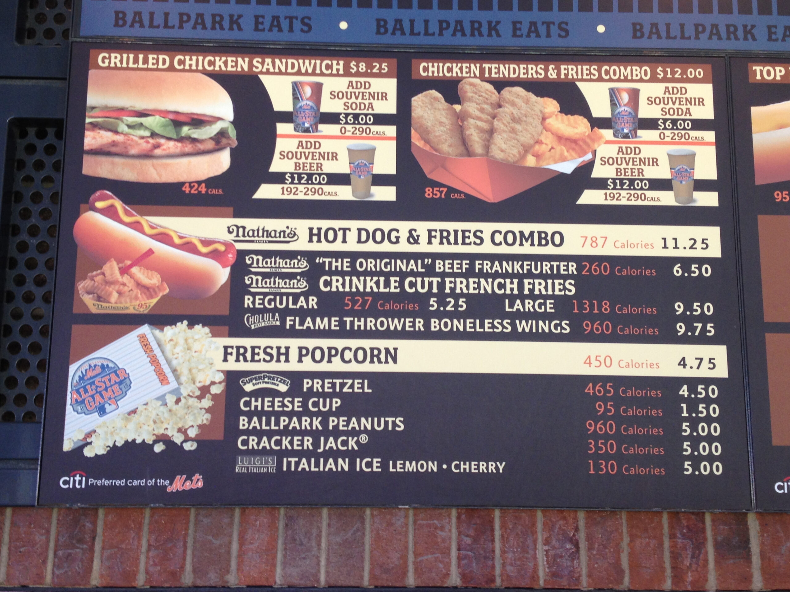 1b Mets Menu
